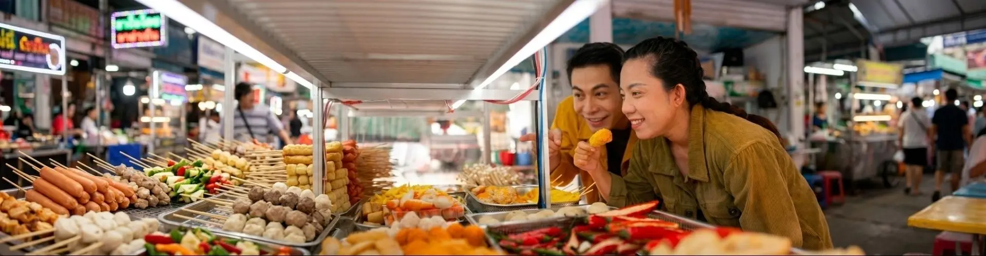 Thai street food and markets food tour in Thailand