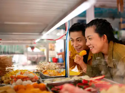 Thai street food and local market dishes