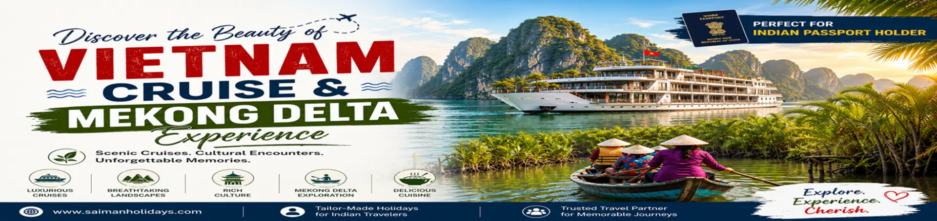 Vietnam Cruise & Mekong Delta River journey