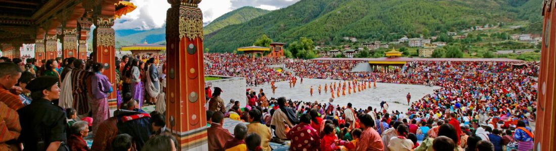 Attend a Traditional Bhutanese Festival (Tsechu)
