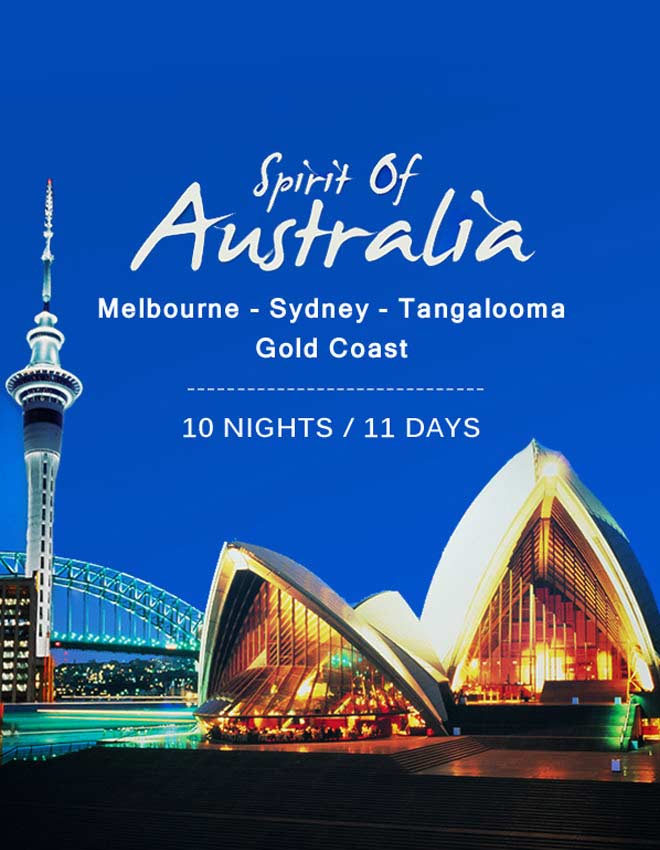 Australia Best Holiday Offer for 10 Nights - 11 Days